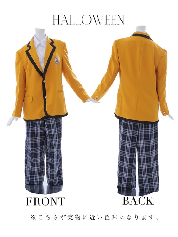 画像16: 【SALE!!】【ハロウィン】 男子高校生制服 【コスプレ5点セット】【M-XLサイズ/1カラー】[OF01]
