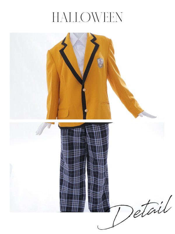 画像17: 【SALE!!】【ハロウィン】 男子高校生制服 【コスプレ5点セット】【M-XLサイズ/1カラー】[OF01]