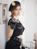 画像11: 【即日発送！】【ハロウィン】半袖ポリスタイトワンピース 【コスプレ5点セット】【XS-XLサイズ】[YMT-Bg]