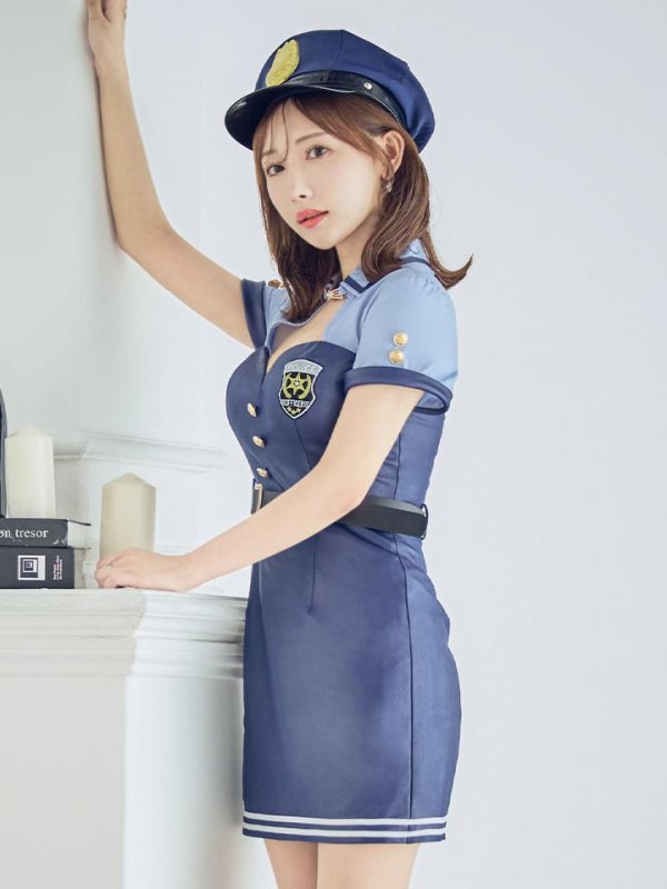 画像10: 【SALE!!】【即日発送！】【ハロウィン】 ポリスワンピース 【コスプレ3点セット】 【S-XLサイズ/1カラー】[OF04-Bnvg]