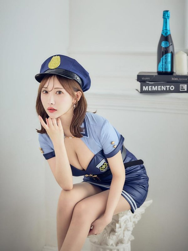 画像7: 【SALE!!】【即日発送！】【ハロウィン】 ポリスワンピース 【コスプレ3点セット】 【S-XLサイズ/1カラー】[OF04-Bnvg]