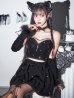 画像10: 【即日発送！】【ハロウィン】ビジューブラックキャットセットアップ 【コスプレ7点セット】[YMT]