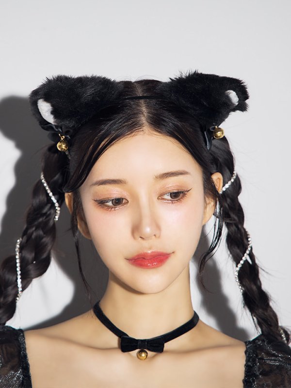 画像19: 【即日発送】【ハロウィン】 セクシーレースキャットセットアップ 【コスプレ7点セット】【XS-Mサイズ】[HC03]