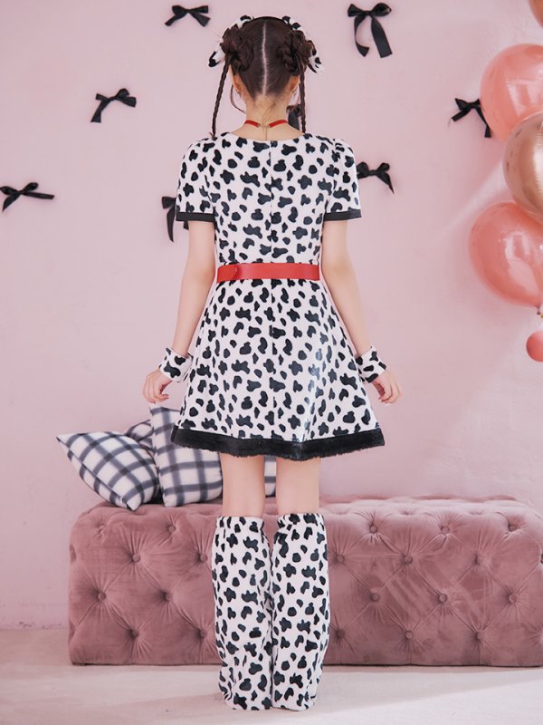 画像18: 【即日発送！】【ハロウィン】ダルメシアンミニフレアワンピース 【コスプレ点セット】 【S-XLサイズ/1カラー】[OF01]
