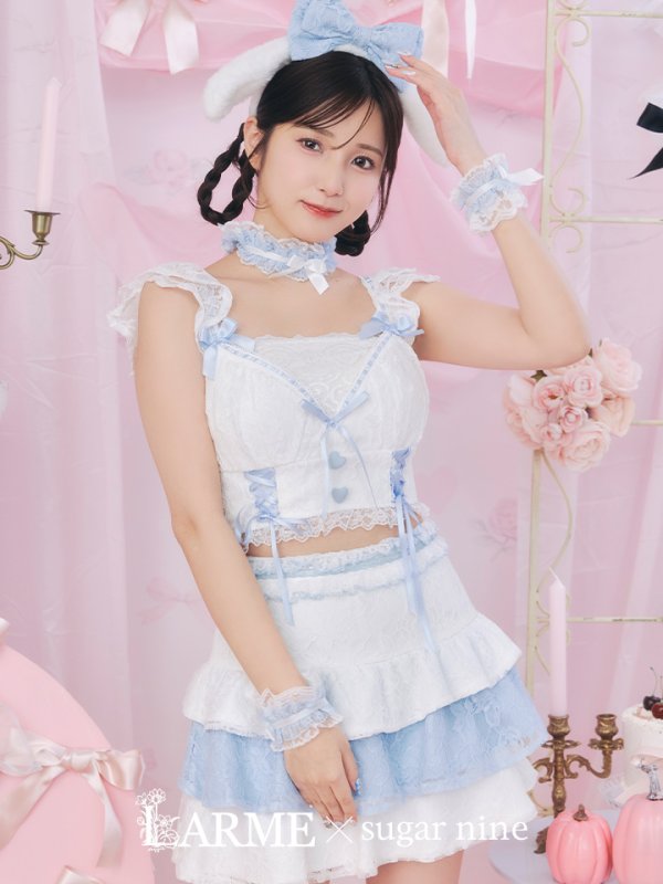 画像3: 【SALE!!】【即日発送！】【ハロウィン】ホワイトパピーセットアップ 【コスプレ6点セット】[OF01]