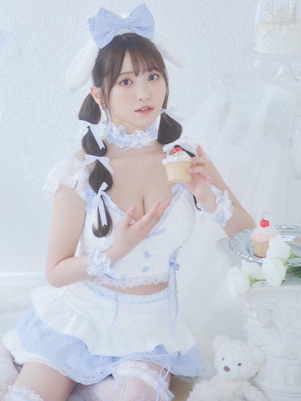 画像20: 【SALE!!】【即日発送！】【ハロウィン】ホワイトパピーセットアップ 【コスプレ6点セット】[OF01]