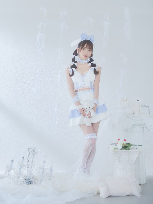 画像5: 【SALE!!】【即日発送！】【ハロウィン】ホワイトパピーセットアップ 【コスプレ6点セット】[OF01]