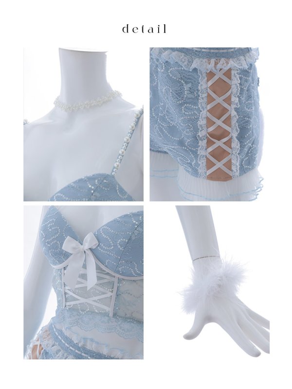 画像48: 【SALE!!】【ハロウィン】 キラキラキャットパンツセットアップ 【コスプレ6点セット】 【XS-Mサイズ/2カラー】[OF04]