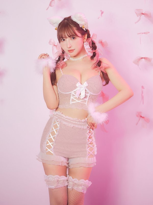 画像12: 【SALE!!】【ハロウィン】 キラキラキャットパンツセットアップ 【コスプレ6点セット】 【XS-Mサイズ/2カラー】[OF04]