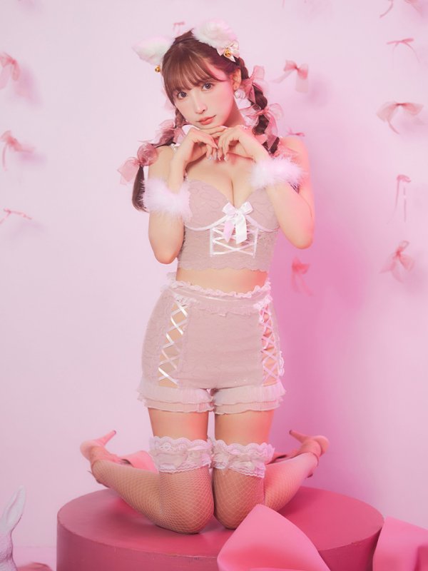 画像17: 【SALE!!】【ハロウィン】 キラキラキャットパンツセットアップ 【コスプレ6点セット】 【XS-Mサイズ/2カラー】[OF04]