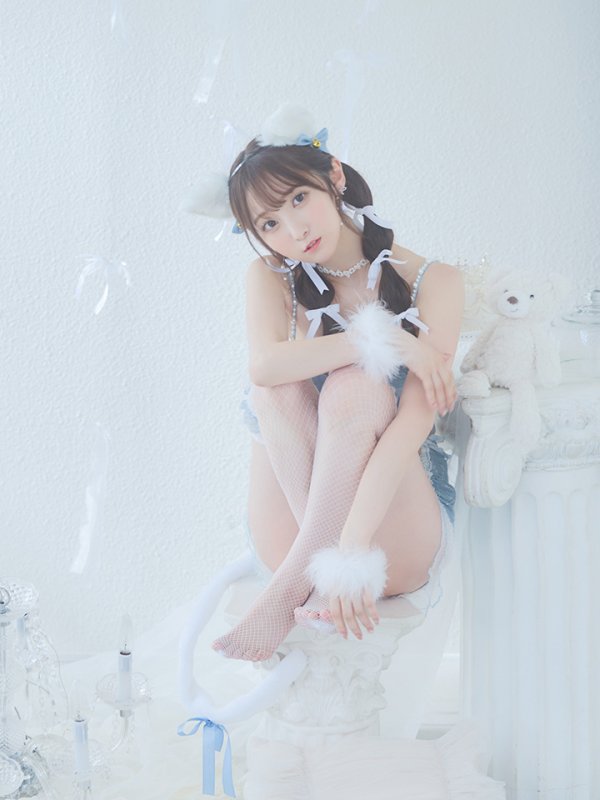 画像15: 【SALE!!】【ハロウィン】 キラキラキャットパンツセットアップ 【コスプレ6点セット】 【XS-Mサイズ/2カラー】[OF04]