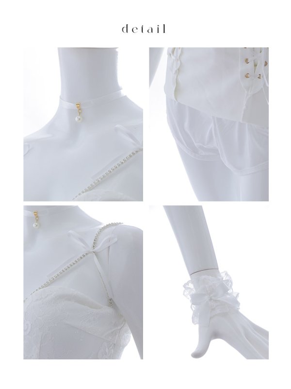 画像44: 【SALE!!】【即日発送！】【ハロウィン】レースリボンバニータイトミニセットアップ 【コスプレ8点セット】 【XS-Lサイズ/3カラー】[OF04]