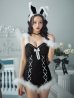 画像11: 【ハロウィン】 ファーキャミレースバニーガール 【コスプレ6点セット】 【XS-Mサイズ/2カラー】[YMT]【一部予約商品/5月下旬発送予定】