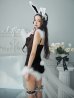 画像12: 【ハロウィン】 ファーキャミレースバニーガール 【コスプレ6点セット】 【XS-Mサイズ/2カラー】[YMT]【一部予約商品/5月下旬発送予定】