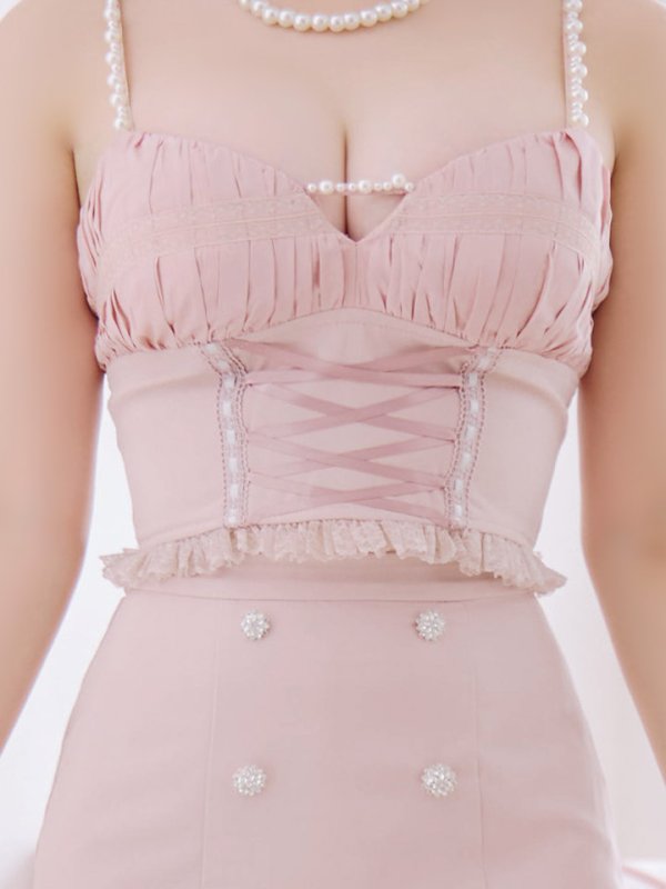 画像18: 【SALE!!】【即日発送！】【ハロウィン】 レースアップ バニーセットアップ 【コスプレ7点セット】 【XS-Mサイズ/1カラー】[HC03]