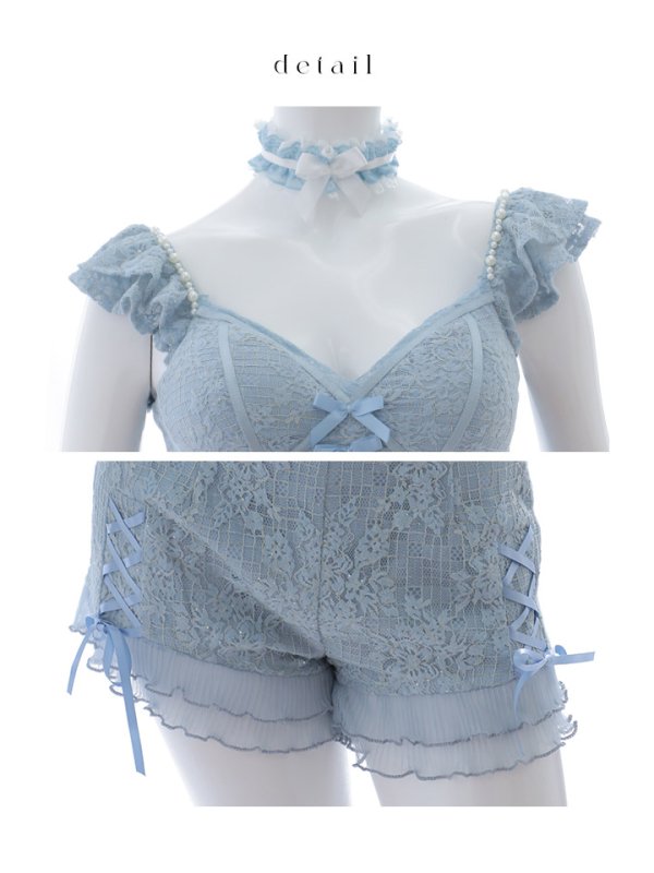 画像41: 【SALE!!】【即日発送！】【ハロウィン】 総レースバニー編み上げセットアップ【コスプレ7点セット】【XS-Mサイズ/2カラー】[HC03]