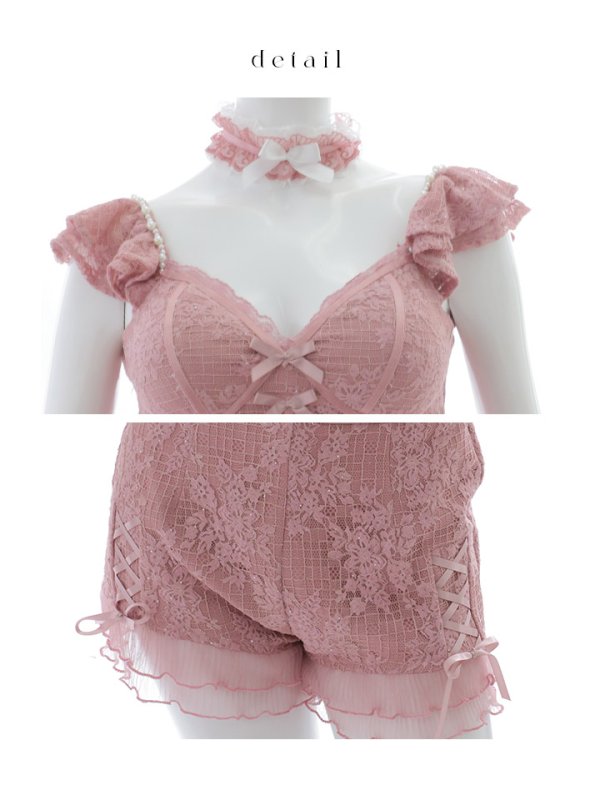 画像41: 【SALE!!】【即日発送！】【ハロウィン】 総レースバニー編み上げセットアップ【コスプレ7点セット】【XS-Mサイズ/2カラー】[HC03]