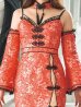 画像16: 【ハロウィン】 オフショルチャイナワンピース 【コスプレ6点セット】 【XS-Lサイズ/3カラー】(SE01YN)[YMT]