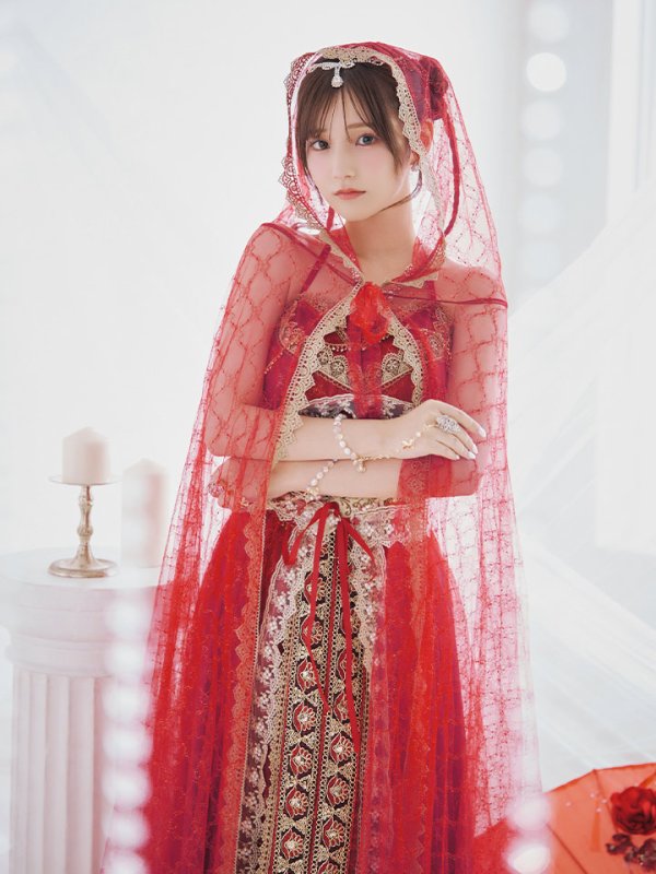 画像15: 【即日発送】アラビアンガール/アラジンコスプレセット【ハロウィン7点セット】【フリーサイズ/4カラー】[HC03]