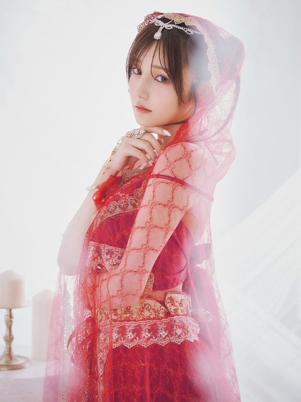 画像17: 【即日発送】アラビアンガール/アラジンコスプレセット【ハロウィン7点セット】【フリーサイズ/4カラー】[HC03]