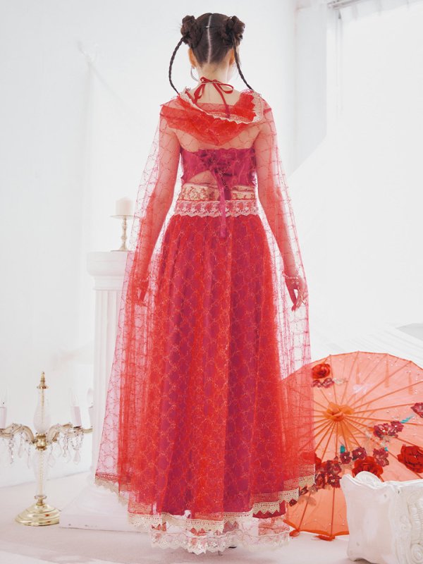 画像18: 【即日発送】アラビアンガール/アラジンコスプレセット【ハロウィン7点セット】【フリーサイズ/4カラー】[HC03]