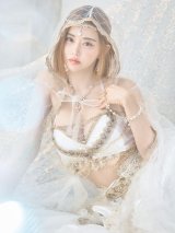 【即日発送！】アラビアンガール/アラジンコスプレセット【ハロウィン7点セット】【フリーサイズ/3カラー】[YMT]