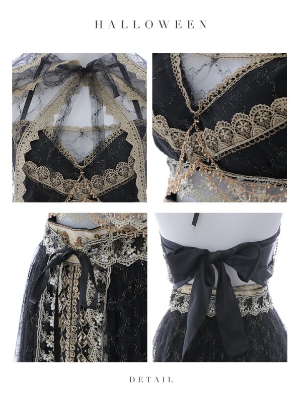 画像24: 【即日発送】アラビアンガール/アラジンコスプレセット【ハロウィン7点セット】【フリーサイズ/4カラー】[HC03]