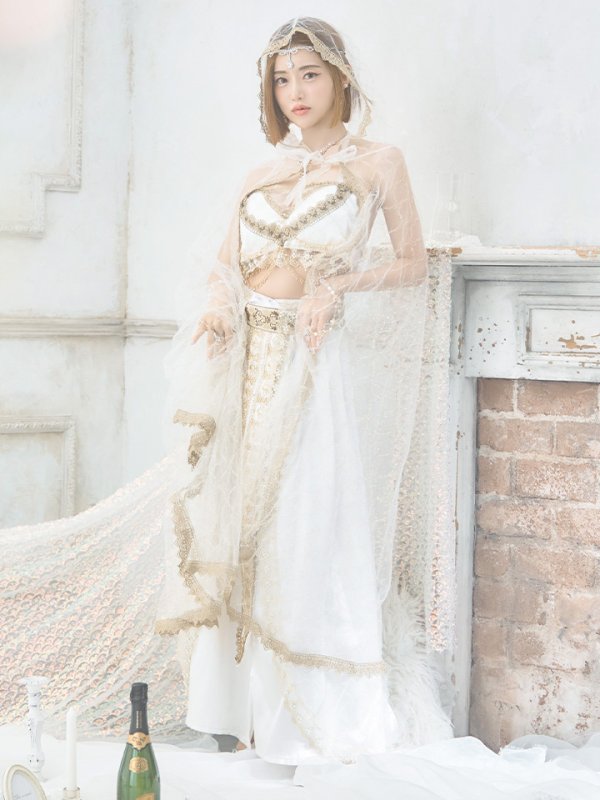 画像4: 【即日発送】アラビアンガール/アラジンコスプレセット【ハロウィン7点セット】【フリーサイズ/4カラー】[HC03]