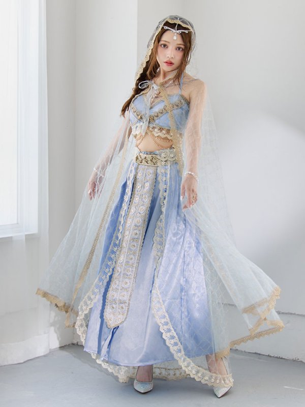 画像19: 【即日発送】【ハロウィン】アラビアンガール/アラジンコスプレセット【コスプレ7点セット】【フリーサイズ/4カラー】[HC03]