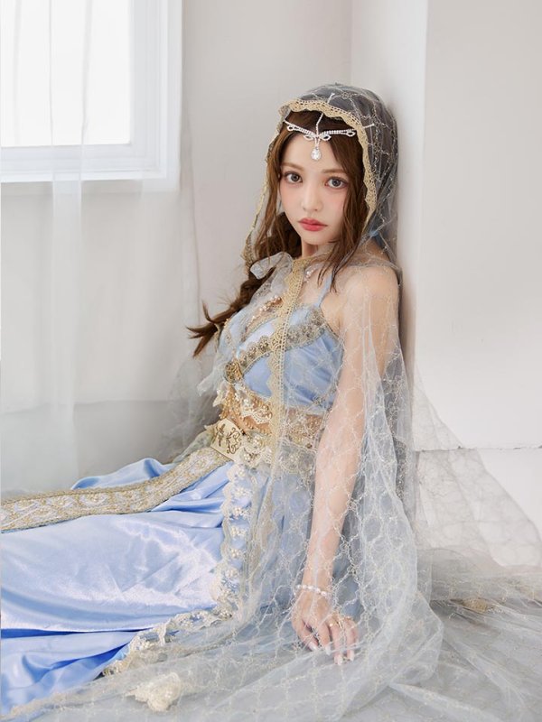 画像24: 【即日発送】【ハロウィン】アラビアンガール/アラジンコスプレセット【コスプレ7点セット】【フリーサイズ/4カラー】[HC03]