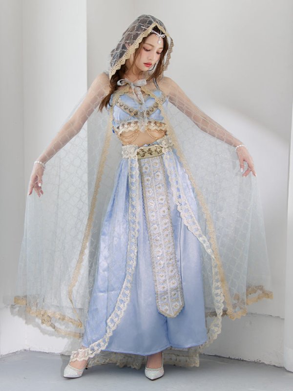 画像17: 【即日発送】【ハロウィン】アラビアンガール/アラジンコスプレセット【コスプレ7点セット】【フリーサイズ/4カラー】[HC03]