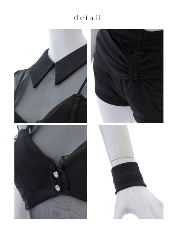 画像21: 【即日発送！】【ハロウィン】 シアーバニーセットアップ 【コスプレ8点セット】 【XS-Mサイズ/1カラー】[OF01]