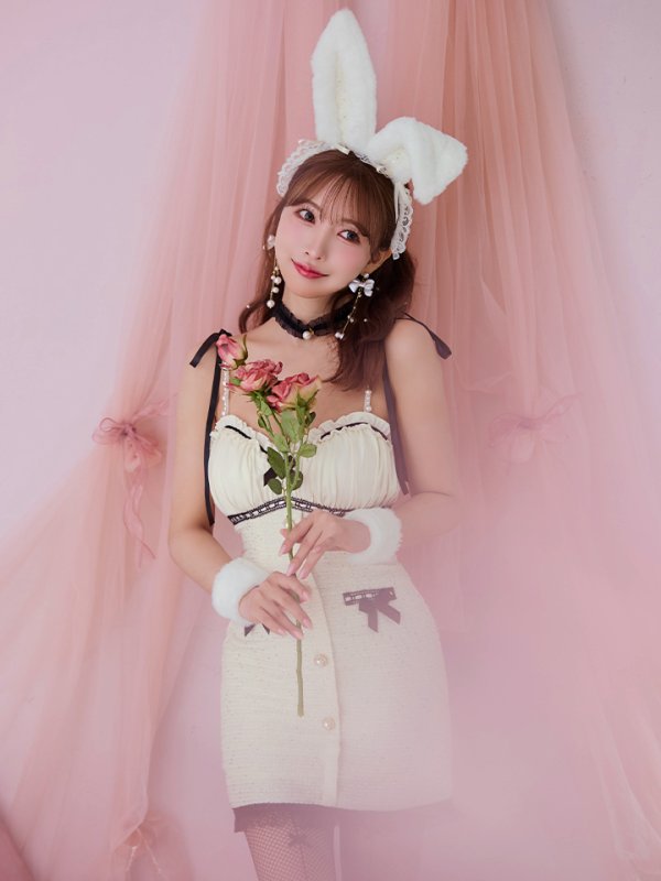 画像9: 【SALE!!】【即日発送！】【ハロウィン】 バニーバイカラーリボンワンピース 【コスプレ6点セット】【XS-Mサイズ/1カラー】[OF04]