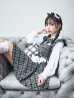 画像7: 【即日発送！】【ハロウィン】ブラックチェックメイドワンピース 【コスプレ5点セット】[YMT]