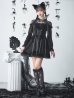画像18: 【即日発送！】【ハロウィン】ブラックキャットベロアワンピース 【コスプレ3点セット】[YMT]