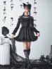 画像4: 【即日発送！】【ハロウィン】ブラックキャットベロアワンピース 【コスプレ3点セット】[YMT]