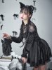 画像5: 【即日発送！】【ハロウィン】ブラックキャットベロアワンピース 【コスプレ3点セット】[YMT]