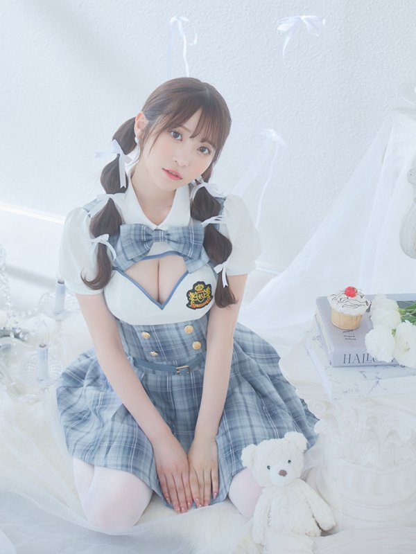 画像12: 【即日発送！】【ハロウィン】アイドルスクールガールセットアップ 【コスプレ5点セット】[OF04]