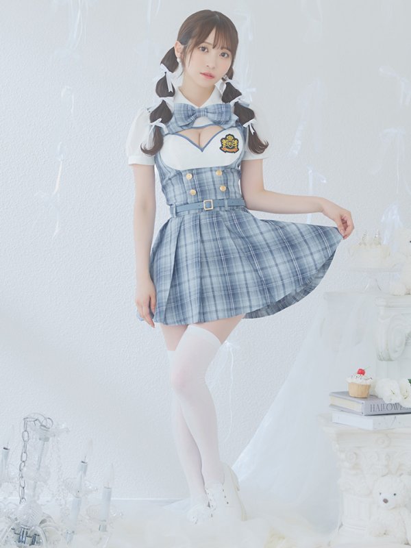 画像15: 【即日発送！】【ハロウィン】アイドルスクールガールセットアップ 【コスプレ5点セット】[OF04]