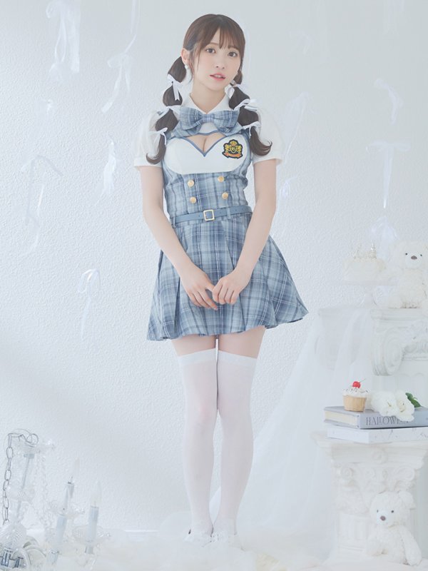 画像20: 【即日発送！】【ハロウィン】アイドルスクールガールセットアップ 【コスプレ5点セット】[OF04]