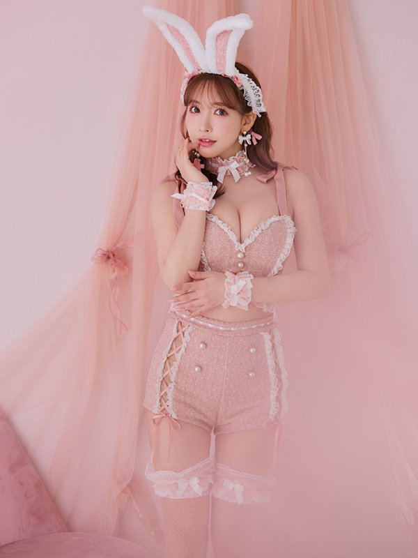 画像12: 【SALE!!】【即日発送！】【ハロウィン】 ツイードリボンセットアップ 【コスプレ7点セット】【XS-Mサイズ/1カラー】[OF04]