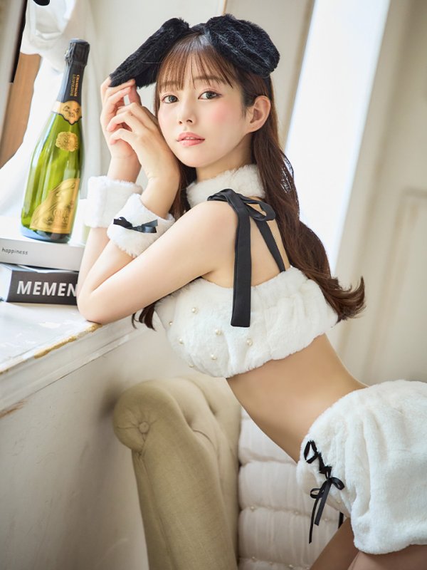 画像10: 【SALE!!】【ハロウィン】 バイカラーリボンもこもこパピー 【コスプレ6点セット】 【FREEサイズ/1カラー】[OF01]