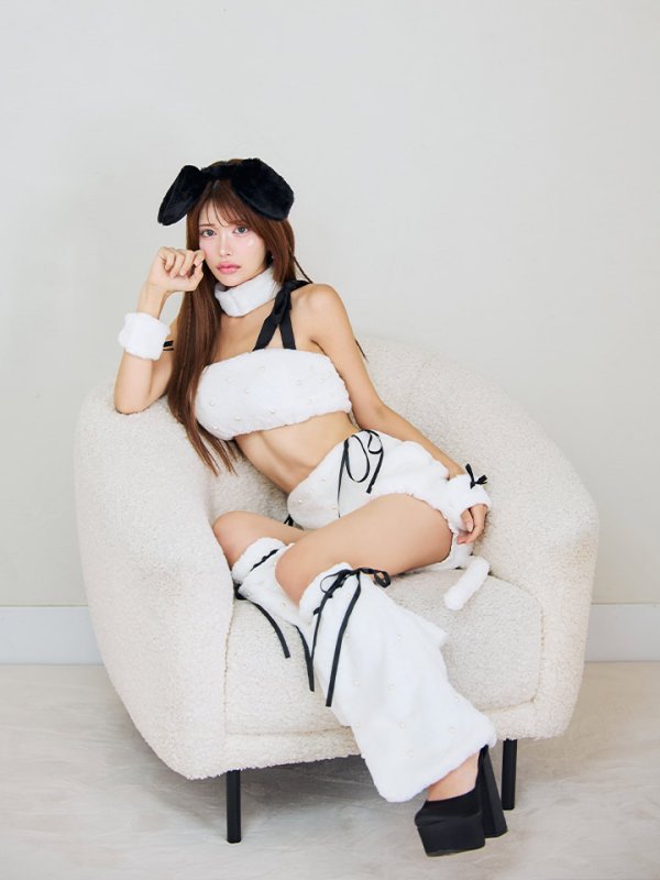モデル:まりん 身長:163cm 着用サイズ:Fサイズ