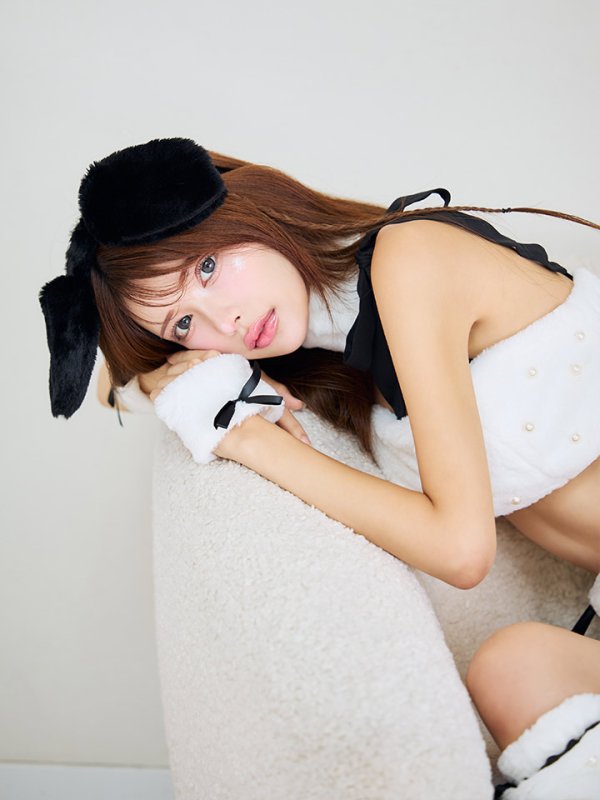 モデル:まりん 身長:163cm 着用サイズ:Fサイズ