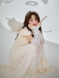 【SALE!!】【即日発送！】【ハロウィン】 天使プリーツスカートワンピ 【コスプレ5点セット】 【S-XLサイズ/１カラー】[HC03-H]吉木千沙都（ちぃぽぽ）着用