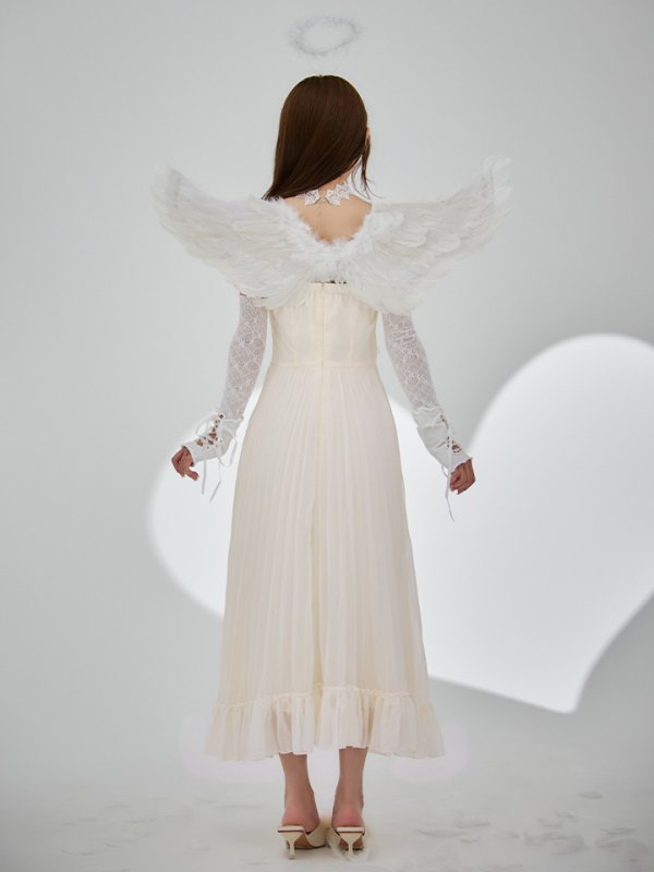 画像18: 【SALE!!】【即日発送！】【ハロウィン】 天使プリーツスカートワンピ 【コスプレ5点セット】 【S-XLサイズ/１カラー】[HC03-H]