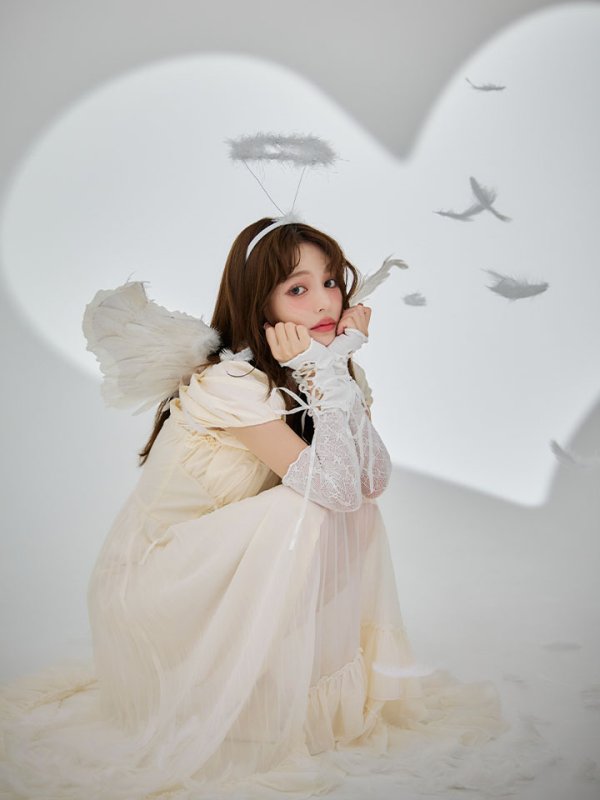 画像21: 【SALE!!】【即日発送！】【ハロウィン】 天使プリーツスカートワンピ 【コスプレ5点セット】 【S-XLサイズ/１カラー】[HC03-H]