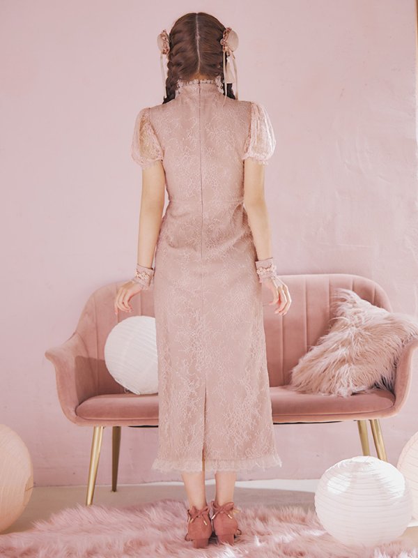 画像24: 【SALE!!】【ハロウィン】チャイナレースタイトワンピース 【コスプレ3点セット】 【S-Lサイズ/2カラー】(SE01YN)[OF01]