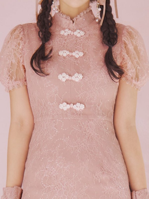 画像25: 【SALE!!】【ハロウィン】チャイナレースタイトワンピース 【コスプレ3点セット】 【S-Lサイズ/2カラー】(SE01YN)[OF01]