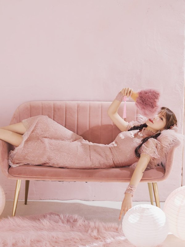 画像12: 【SALE!!】【ハロウィン】チャイナレースタイトワンピース 【コスプレ3点セット】 【S-Lサイズ/2カラー】(SE01YN)[OF01]